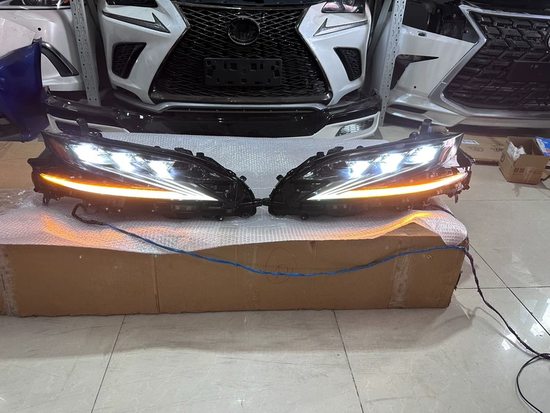 LS500h High Spec LED Headlight Semi Assembly MF287 2021 2023 VIN Check Available Fits Lexus | Genuine OEM & Tested
