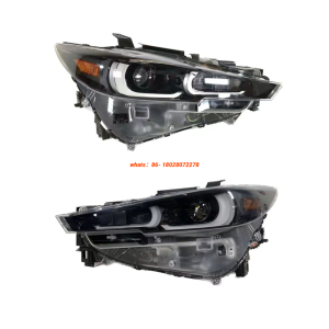 日产qashqai 2019的原始设备制造商26060 hv00a 26010 hv00a卤素黑色外壳前照灯