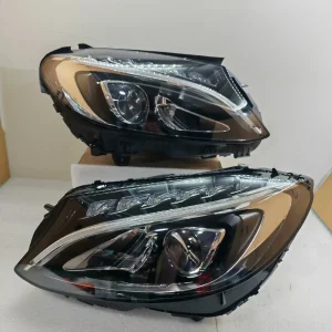 farol led compativel com benz c300 classe c w205 conjunto de farois led 2015 2018