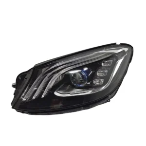 1 unidade de farol LED para -Benz W222 X222 2018 2019 2020, sem função de luz noturna, versão UE. Fits Mercedes