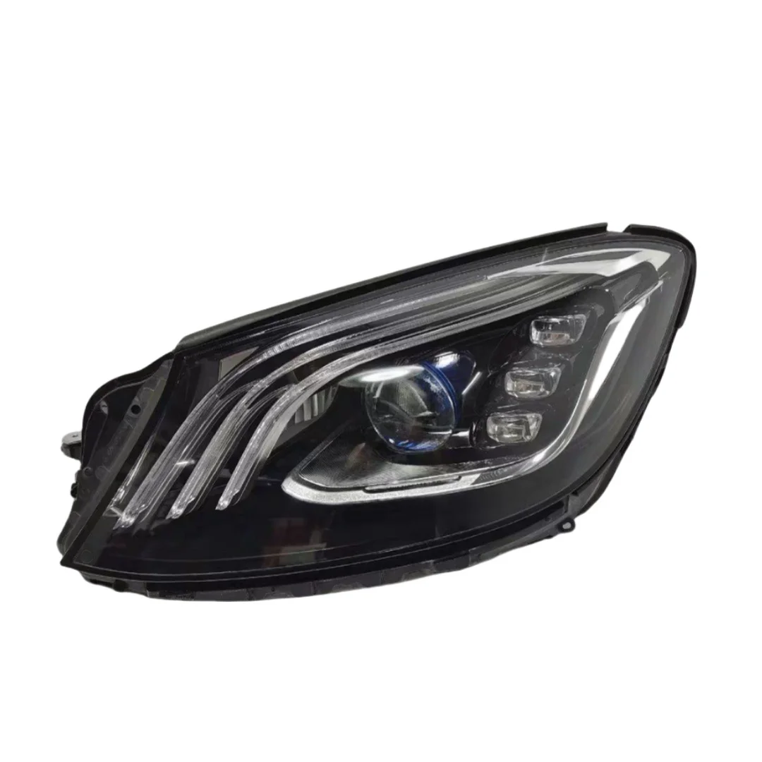 1 unidade de farol led para mercedes benz w222 x222 2018 2019 2020, sem função de luz noturna, versão ue. 1 unidade de farol LED para -Benz W222 X222 2018 2019 2020, sem função de luz noturna, versão UE. Fits Mercedes