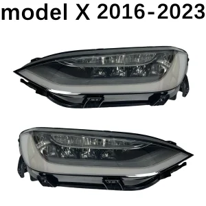 1 unidade de farol led para tesla model x, versão eu, para os anos 2016, 2017, 2018, 2019, 2020, 2021, 2022 e 2023.