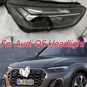 conjunto de farois led para audi q5 80a versao ue anos 2020 2022