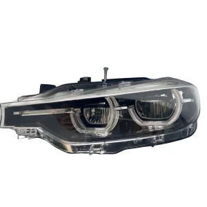 1 unidade de farol para F30 F31 318 320 325 328 330 335 2016-2019, farol LED completo com fundo preto, version UE. Fits BMW