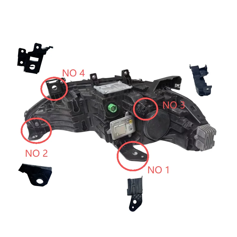 s640995244b0948b1878c371c154122eat Alfa Romeo Giulia 2016-2024 Front Headlight Bracket Repair Kit Mounting Tabs 50549863