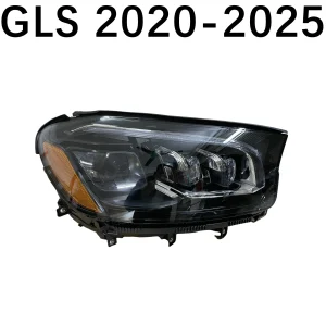 1 peça para faróis -benz w167 x167 gls-class 2020-2025 led geométrico farol versão eua a1679069010, a1679068910 Fits Mercedes
