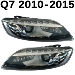 1 unidade de farol para Q7 2010-2015, farol de xenônio HID sem AFS, versão UE, farol remanufaturado Fits Audi