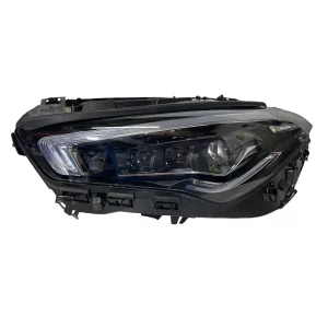 1 unidade de farol para -Benz W118 2020 2021 2022 2023 CLA35 CLA45 LED multifeixe geométrico versão UE Fits Mercedes
