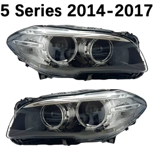 1 unidade para faróis F10 F11 série 5 2014-2017, farol de xenônio HID sem AFS, versão UE, 63117343911, 63117343912 Fits BMW