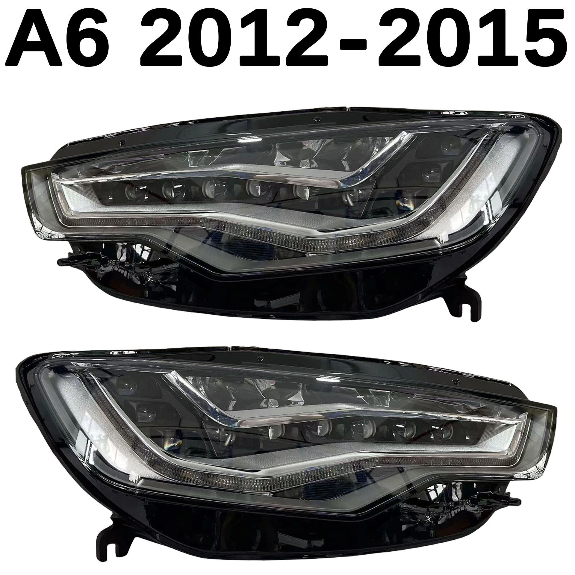 1 unidade de farol para audi a6 s6 rs6 c7 2012 2015, farol de led de alta qualidade, versão ue 1 unidade de farol para A6 S6 RS6 C7 2012-2015, farol de LED de alta qualidade, versão UE Fits Audi