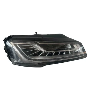 1 unidade de farol para A8 D4 2014 2015 2016 2017 2018, farol de matriz LED com olho de águia, versão com 2 computadores, versão UE. Fits Audi
