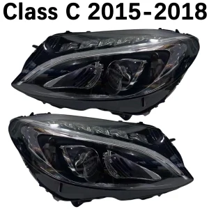 1 peça para faróis -benz w205 x205 2015-2018 c180 c200 c260 farol led de alta qualidade a2059067403, a2059067303 Fits Mercedes