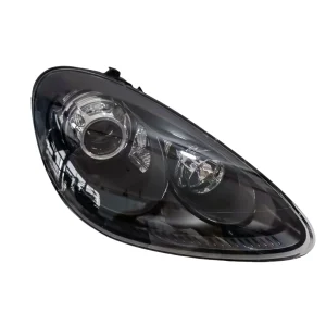 1 unidade de farol para porsche 92a cayenne 2011 2012 2013 2014 958.1 xenon com afs version eu, fundo preto.