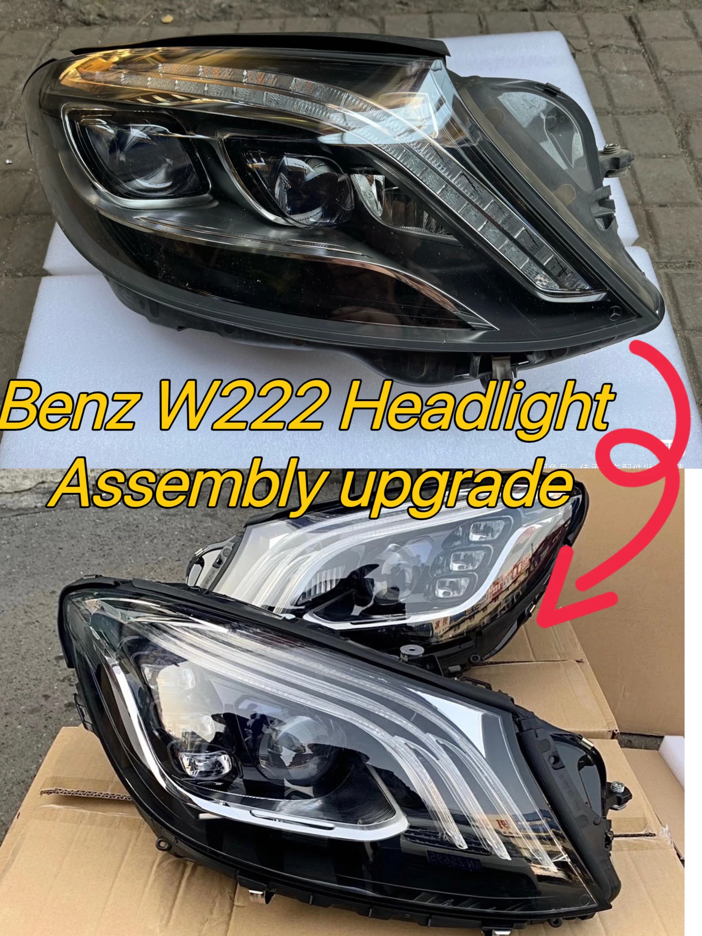 conjunto de farois para benz w222 com carcaca facelift farois com visao noturna plug and play com decodificador conjunto de farois para benz w222 com carcaca facelift farois com visao noturna plug and play com decodificador