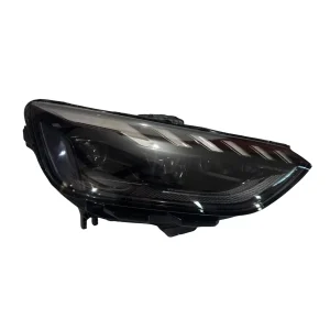 1 unidade de farol LED para S4, S4 RS4, A4 2020 2021 2022 2023 2024, com 2 lentes, farol preto fumê, version UE. Fits Audi