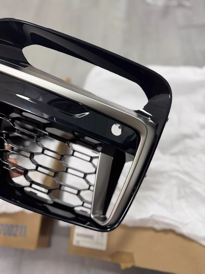 bmw x3 m40i g08 g01 genuine grey front bumper fog light trim bezels pair bmw x3 m40i g08 g01 genuine grey front bumper fog light trim bezels pair
