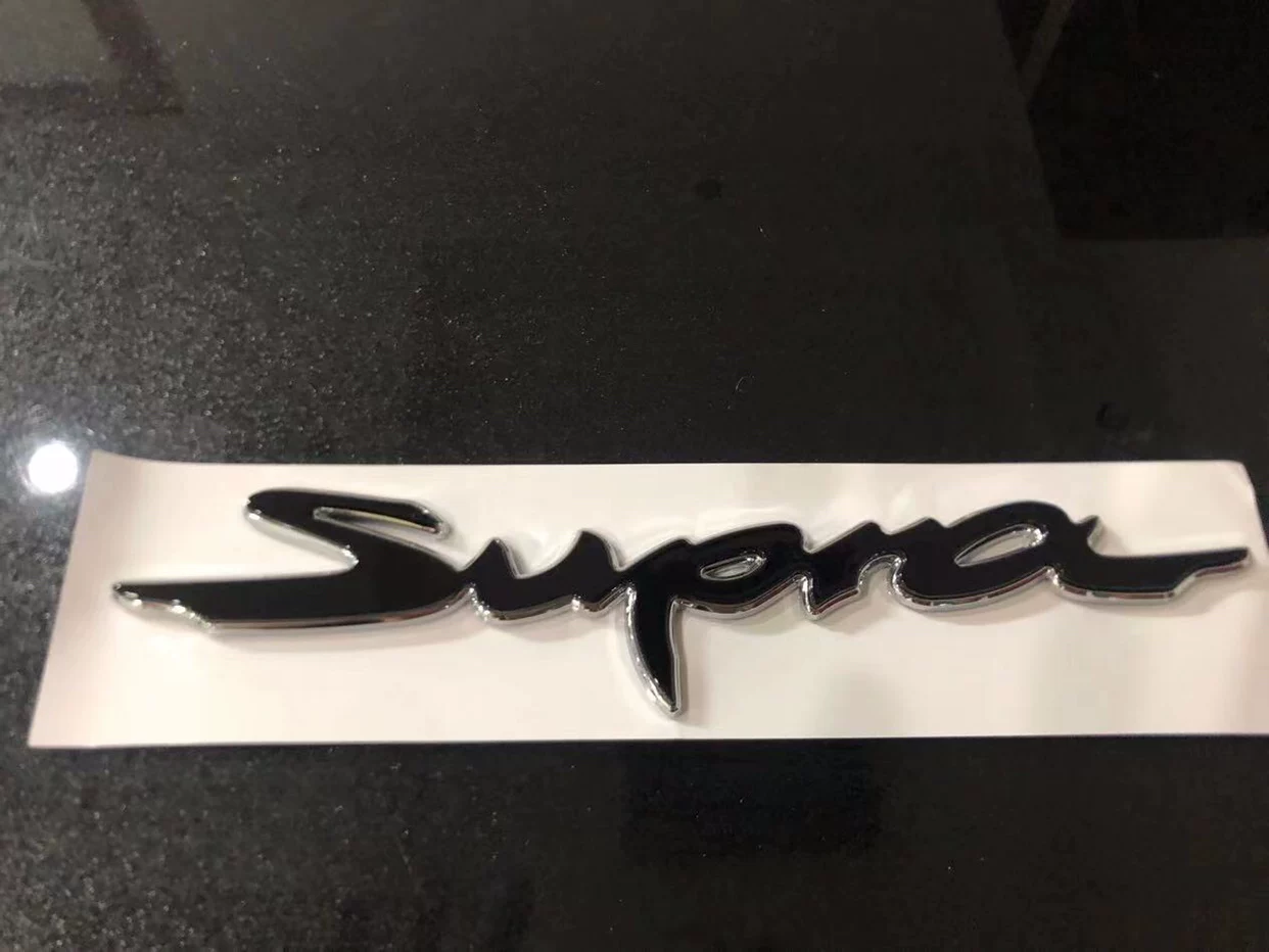 Toyota GR Supra, Supra Compatible Replacement Emblem Badge crystal style Toyota GR Supra, Supra Compatible Replacement Emblem Badge crystal style