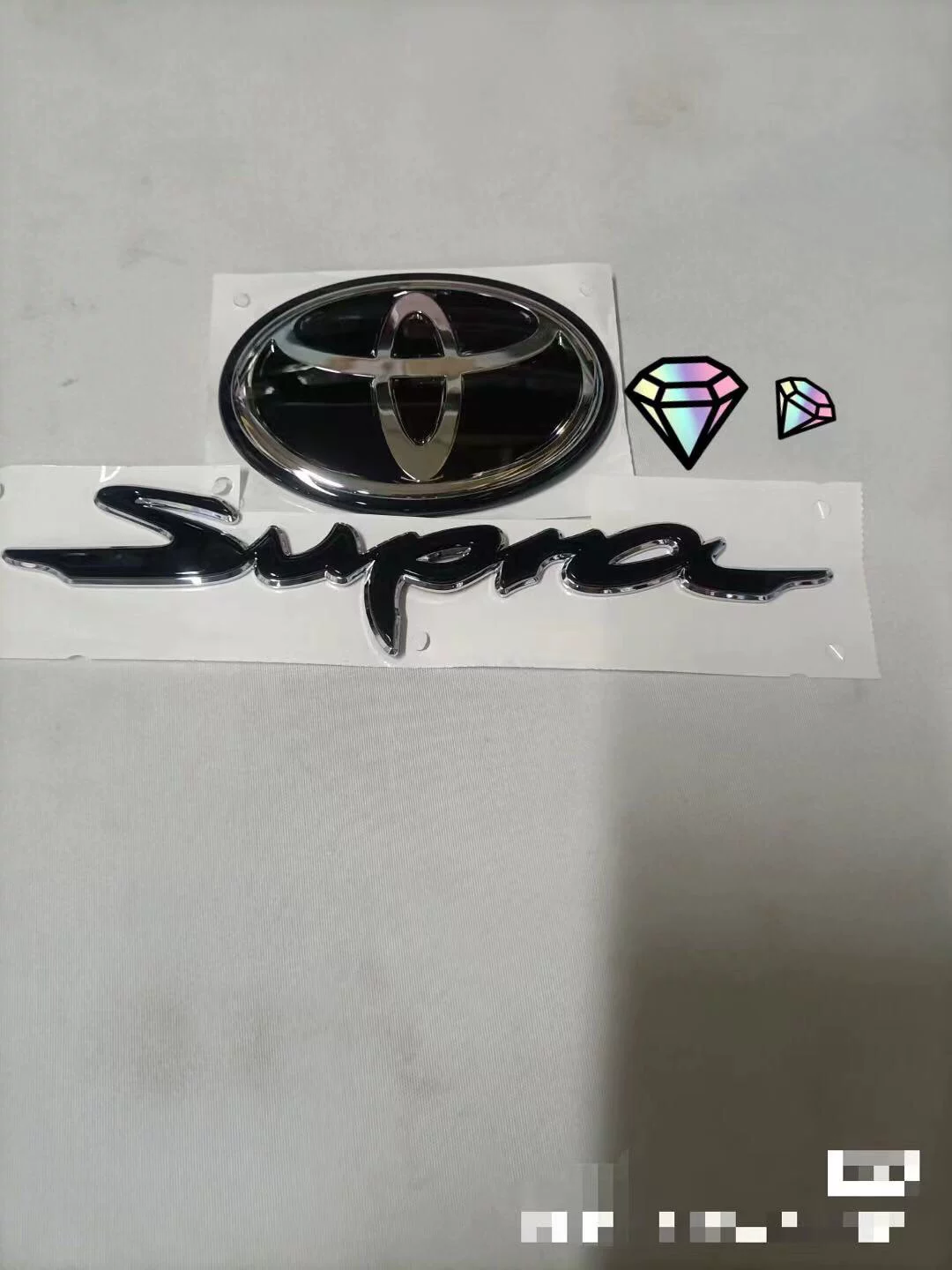 Toyota GR Supra, Supra Compatible Replacement Emblem Badge crystal style Toyota GR Supra, Supra Compatible Replacement Emblem Badge crystal style - detail image 3