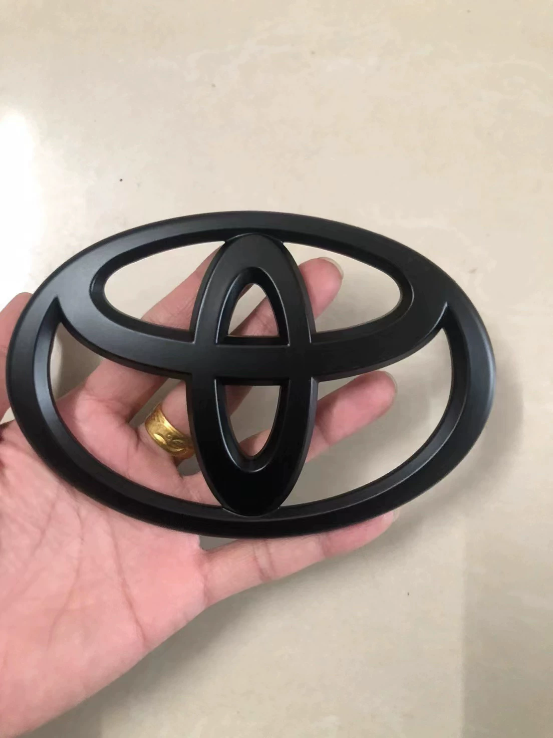 Toyota Tundra Compatible Replacement Emblem Badge gloss black Toyota Tundra Compatible Replacement Emblem Badge gloss black