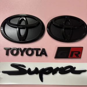Toyota GR Supra, Supra Compatible Replacement Logo Badge gloss black