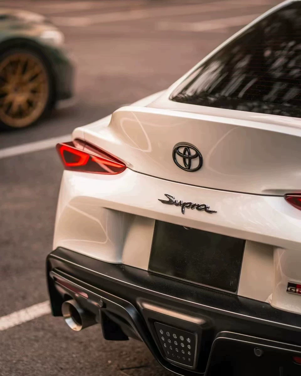 Toyota GR Supra, Supra Compatible Replacement Logo Badge gloss black Toyota GR Supra, Supra Compatible Replacement Logo Badge gloss black - detail image 2