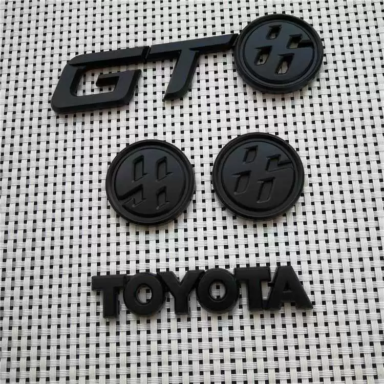 Toyota Compatible Replacement Emblem Badge gloss black GT86 Toyota Compatible Replacement Emblem Badge gloss black GT86 - detail image 4