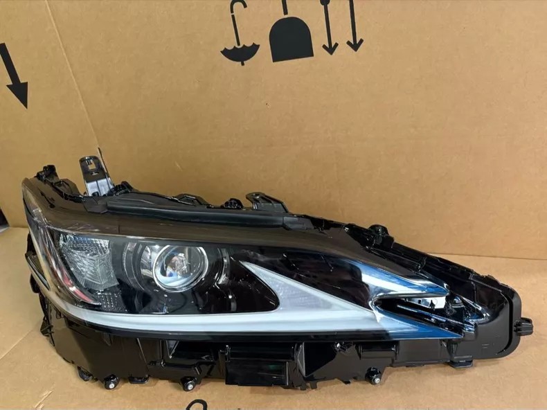 Used OEM Lexus ES LED headlight front view angle 81145-33F10 81145-33F11
