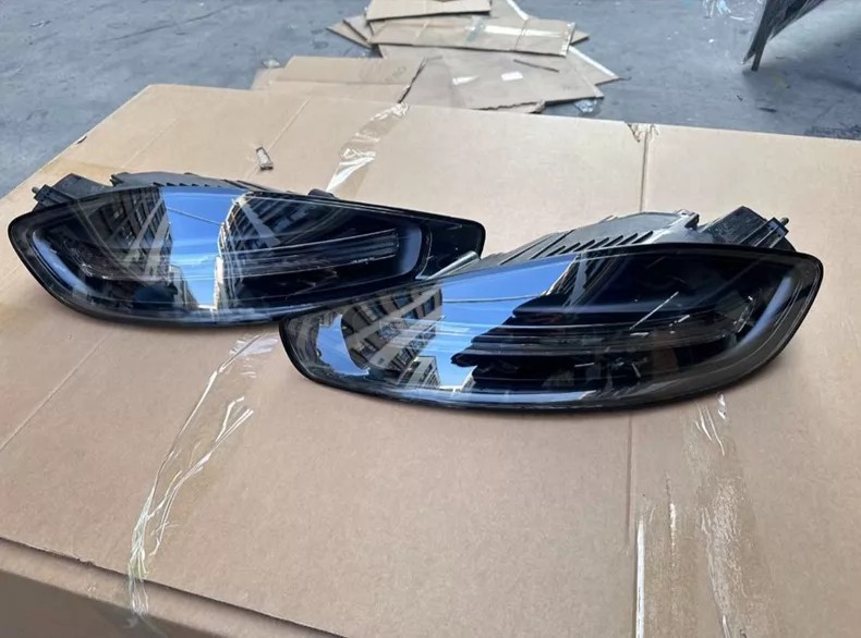 Porsche 718 982 LED rear tail lights, pair front view